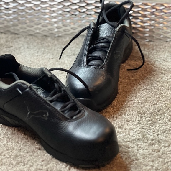 Puma 🖤 Women Steal-Toed Shoes, size 9.5  W Black 🖤 - Picture 3 of 7